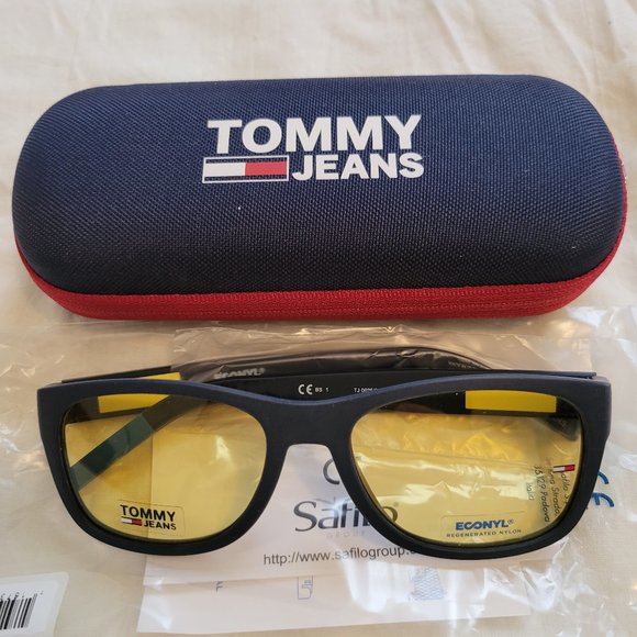 Tommy Jeans Sunglasses /Blue / Yellow - Picture 2 of 5